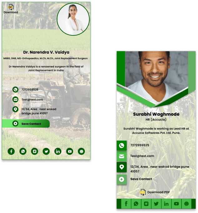 security services card poster